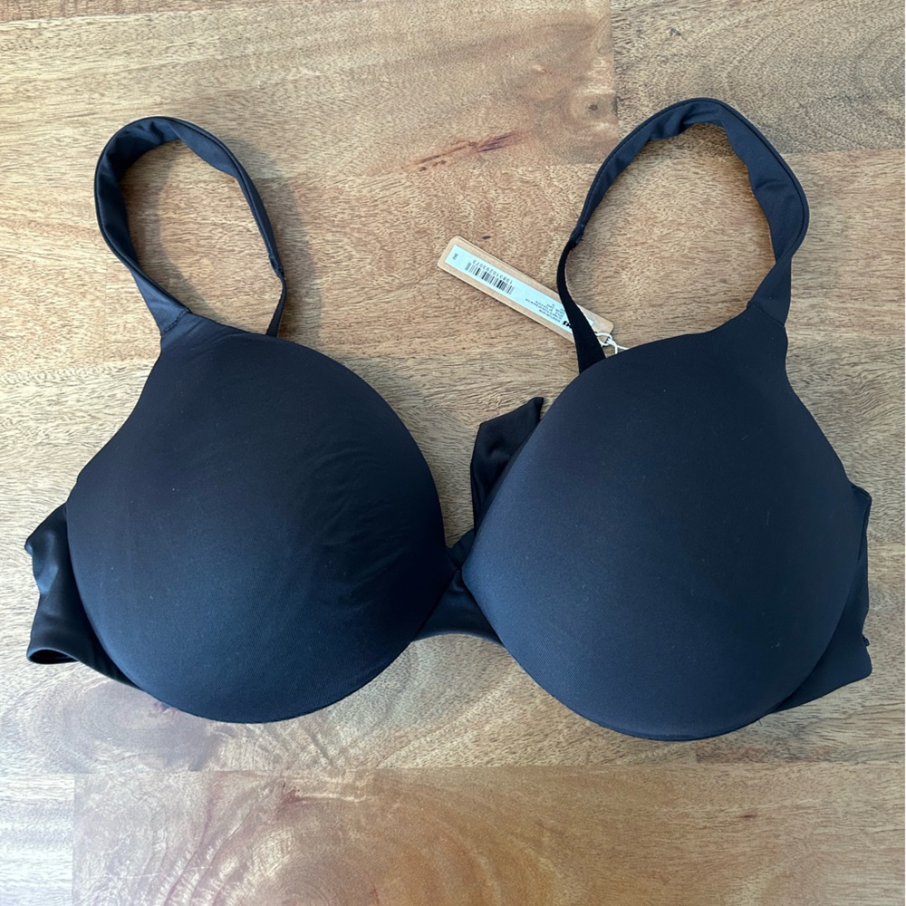 SKIMS Signature Swim Ultimate Push Up Bikini Top Onyx